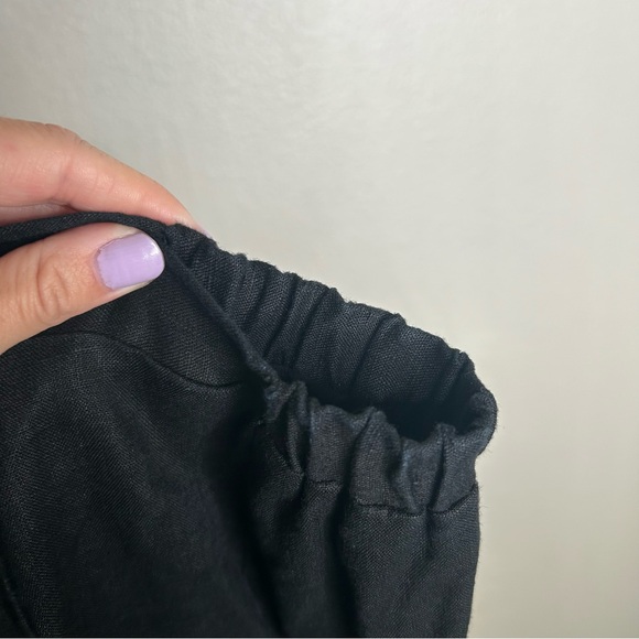 DISSH Roberts Linen Midi Skirt black US 4 - Picture 10 of 14